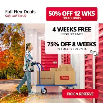 Access Storage  - Woodstock Promotion