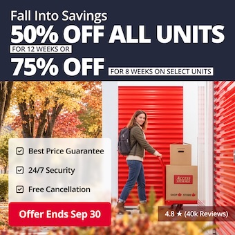 Access Storage - Woodstock North Promotion