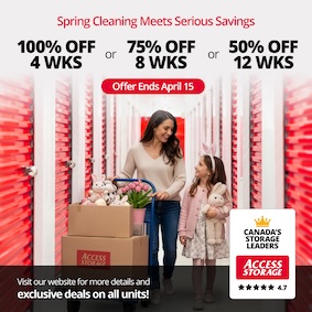 Access Storage - Woodstock North Promotion