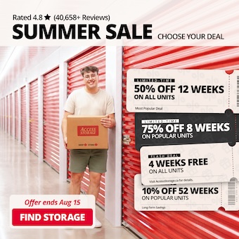 Access Storage - Woodstock North Promotion